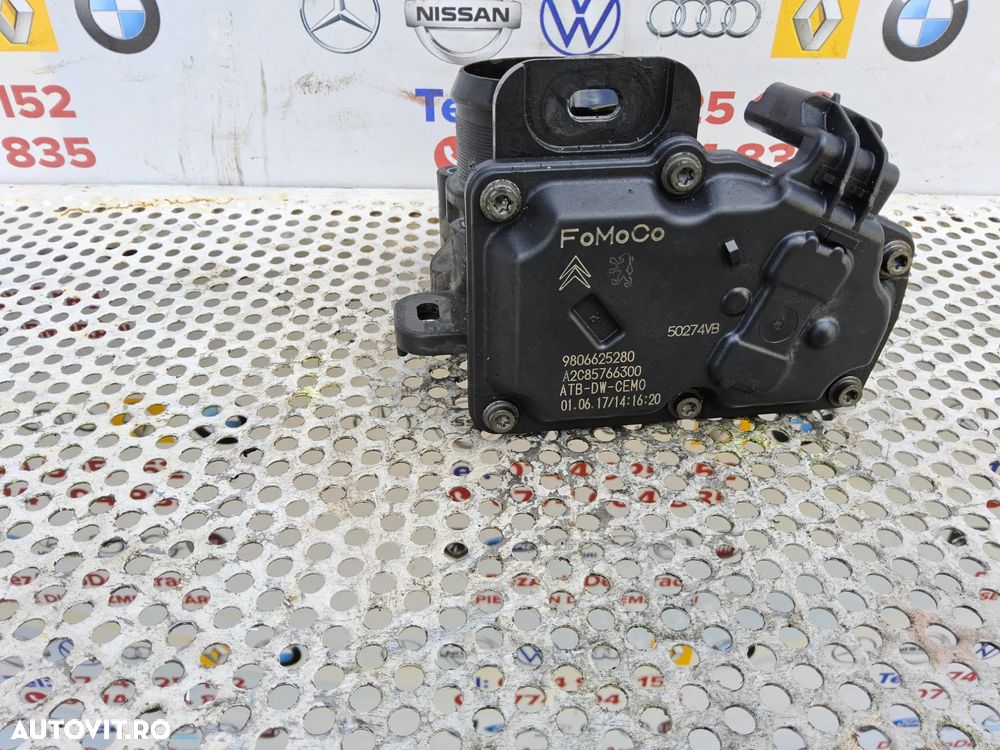 Clapeta accelerație Peugeot Boxer 2.0 Citroen Jumper 2.0 euro 6 Ford monden mk5 308 kuga cod 9806625280 - 1