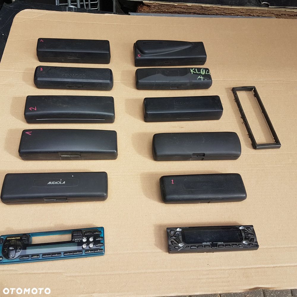 etui box na panel radia sony pionier aiwa blaupunkt kenwood - 1
