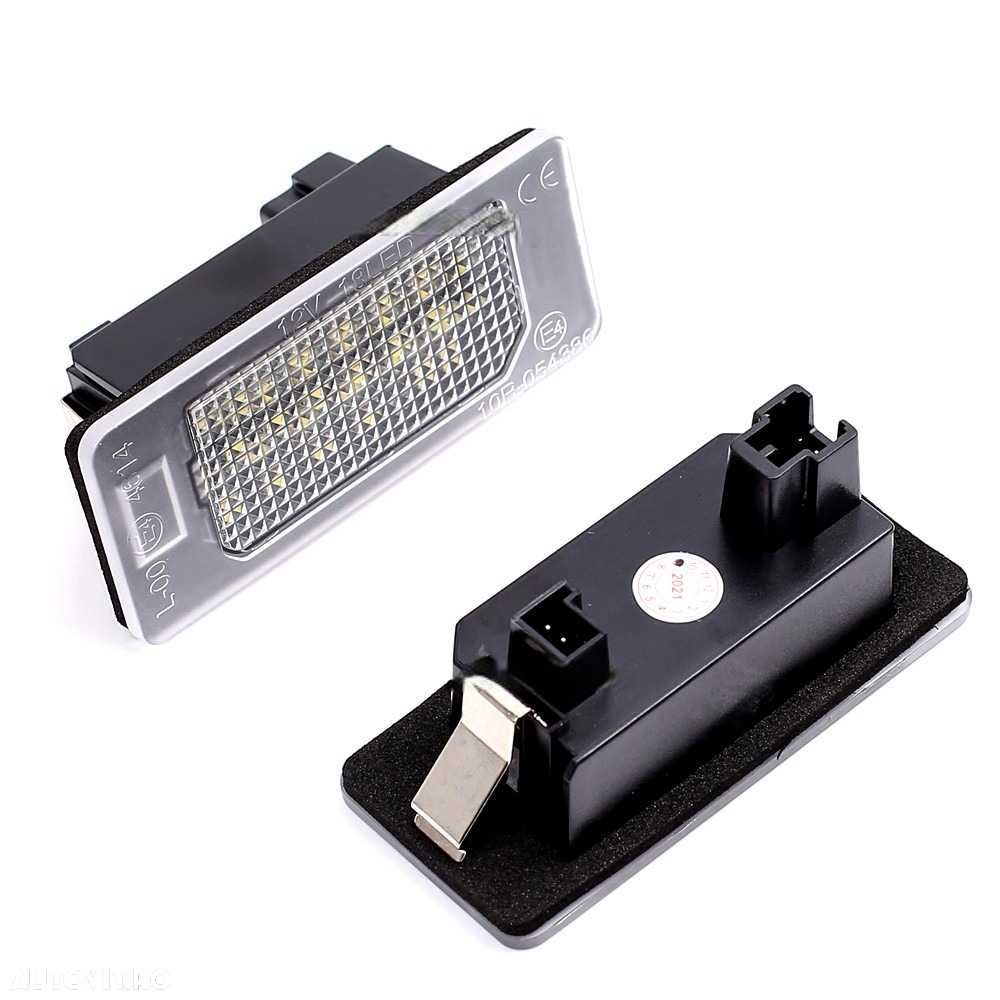 Set 2 Lampi Numar LED Canbus compatibile cu VW, AUDI, SKODA, Seat - 6