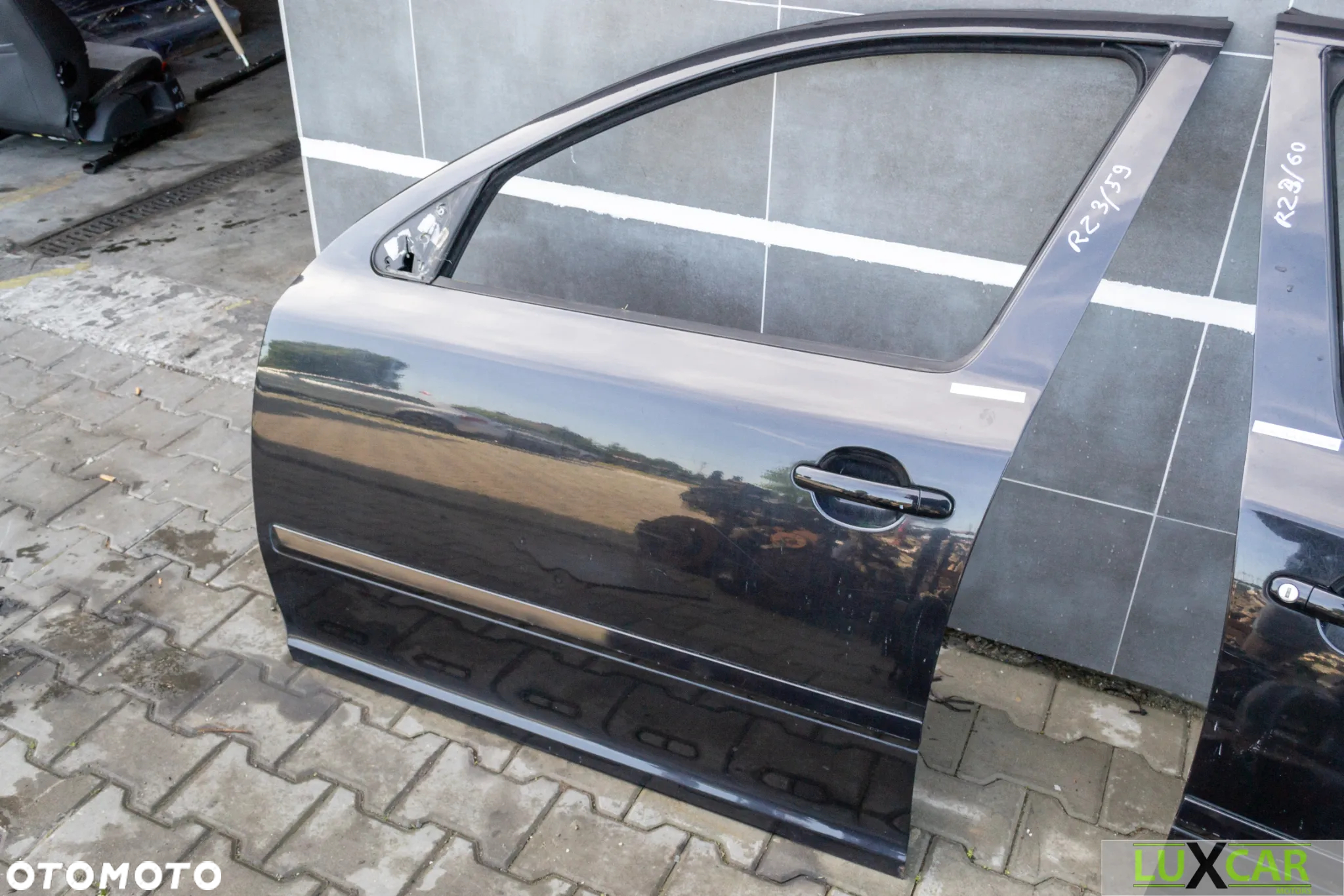 SKODA OCTAVIA II 2 VRS HATCHBACK DRZWI LEWE PRZÓD PRZEDNIE CZARNE LF9R GORLICE RZ3/59 - 3