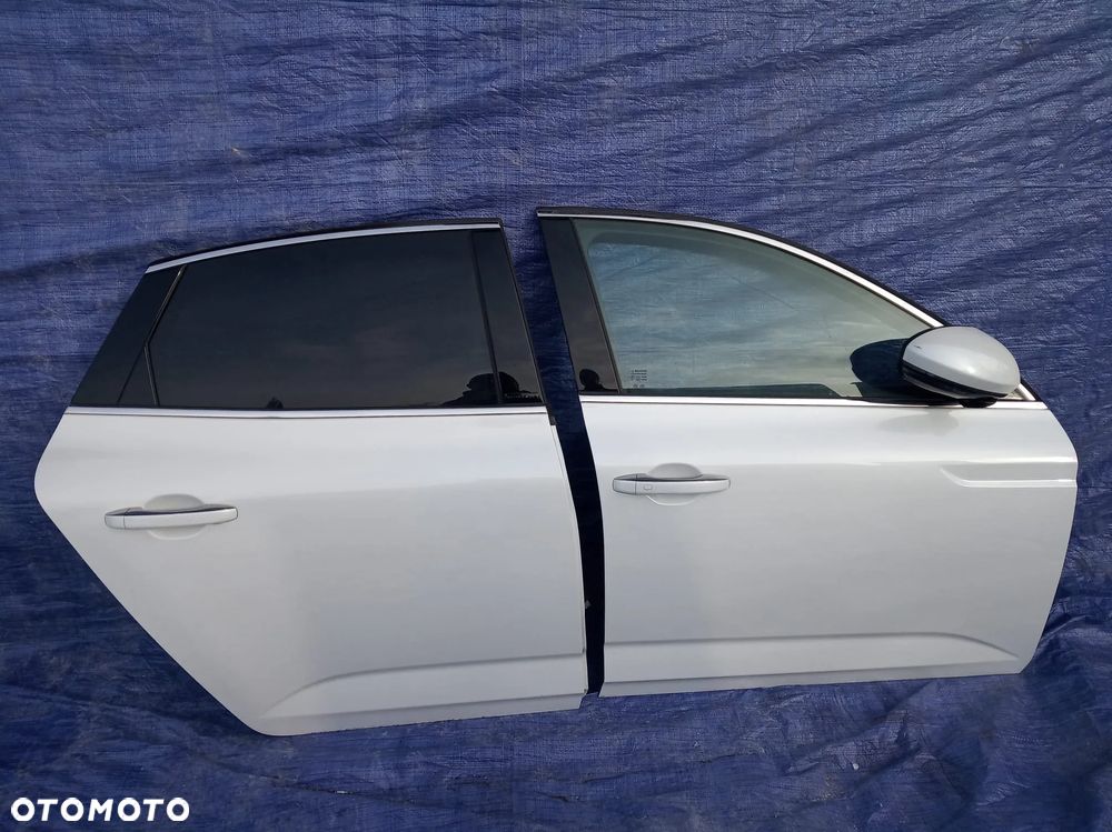Drzwi kompletne Renault Talisman sedan Lift prawe lewe przód tył biała perła TEQNC - 3