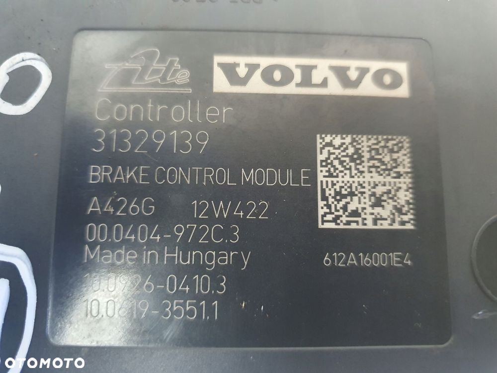 Volvo V70 III S80 II POMPA ABS hamulcowa Sterownik 31329139 P31329139 - 9