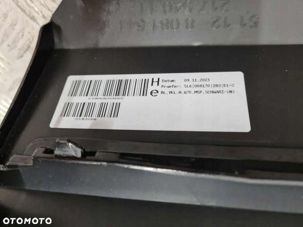 BMW 7 G70 ZDERZAK TYŁ TYLNY 6PDC M-PAKIET 475 - 9