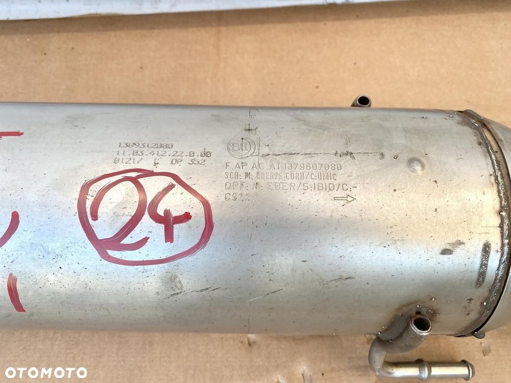 BOXER JUMPER 2.0 B-HDI 16- FILTR CZĄSTEK STAŁYCH DPF - 2