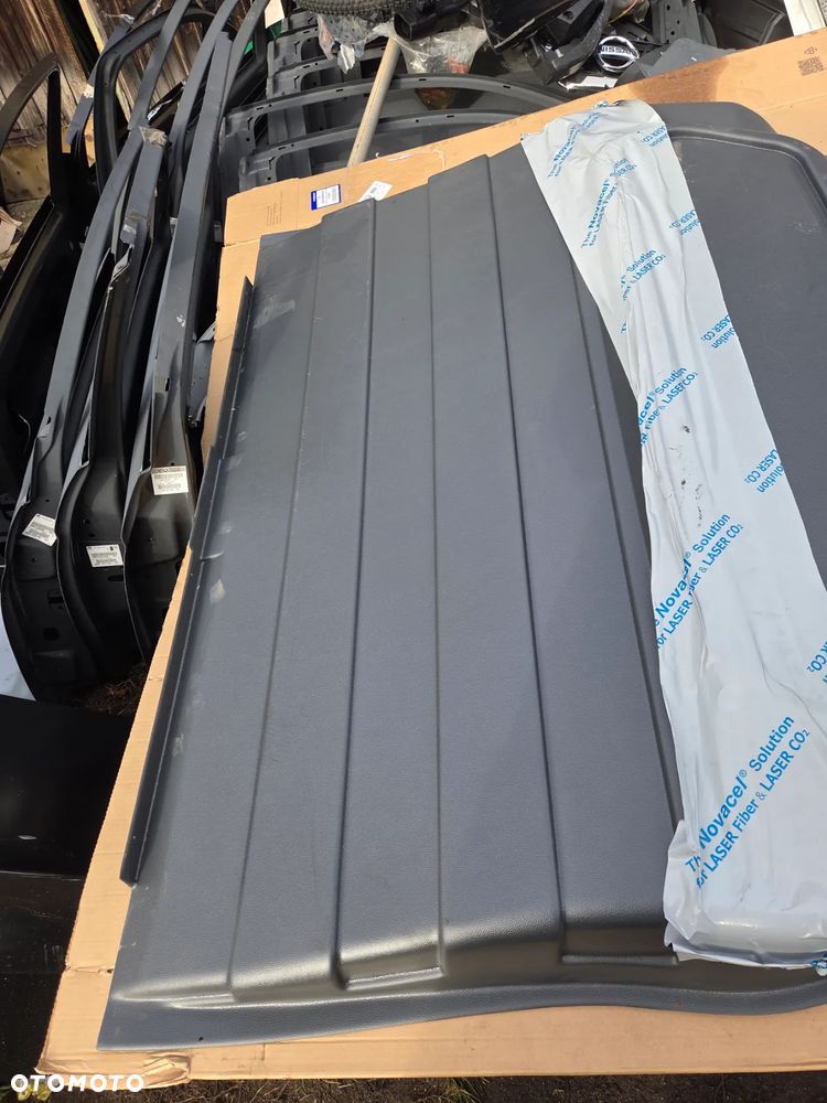 ściana grodziowa Citroën Berlingo II Peugeot Partner II 1609684980 Solidna ścianka działowa z szarego ziarnistego tworzywa ABS PSA 1609684980 - 4