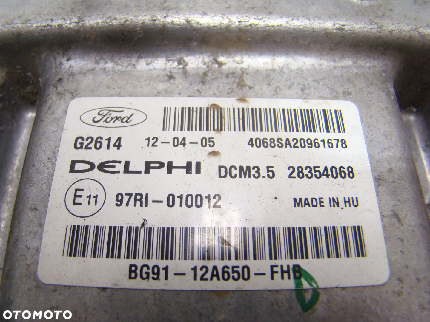 FORD MONDEO MK4, S-MAX MK1, GALAXY MK3 2.0 TDCI -STEROWNIK KOMPUTER SILNIKA - 2