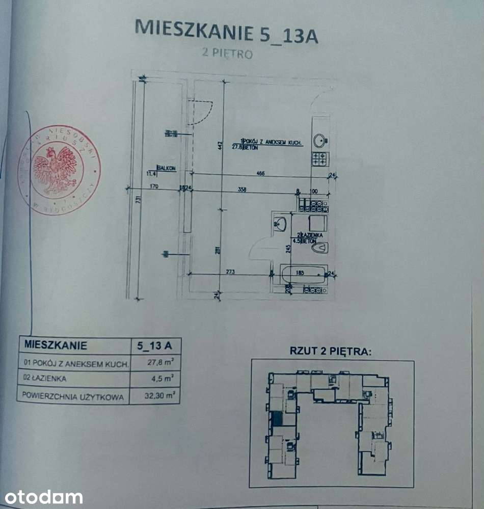 Mieszkanie na sprzedaż, 1 pokój, 32 m², Bydgoszcz