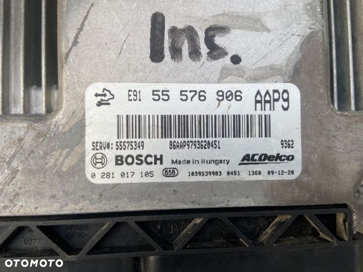 Sterownik komputer silnika Opel Insignia A 2.0 CDTI AAP9 - 2