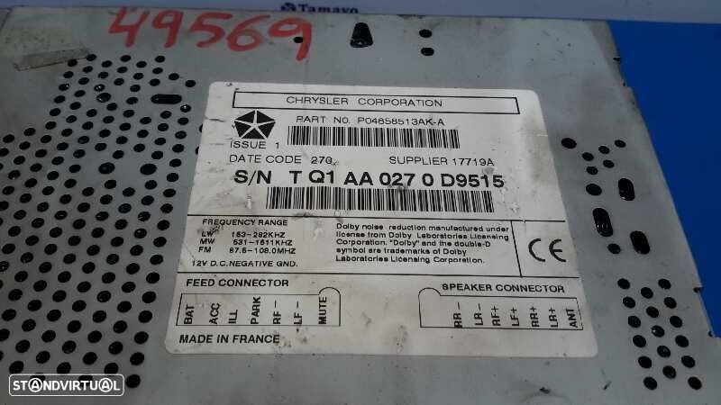 SISTEMA AUDIO / RADIO CD JEEP GRAND CHEROKEE II 2000 - 3