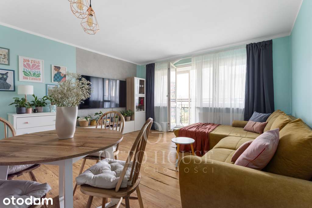 49,5m2 z świetnym widokiem, duża loggia, 2 pok.