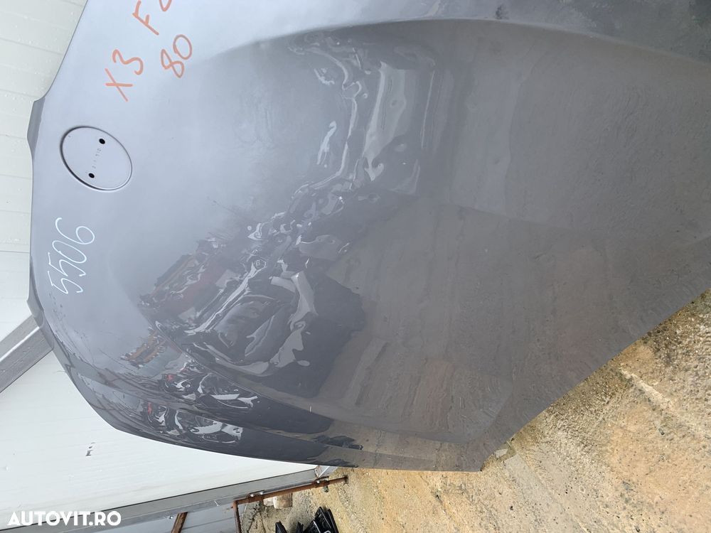 Capota motor, BMW X3, X4, F25, F26, 2011, 2012, 2013, 2014, 2015, 2016, 2017. - 9