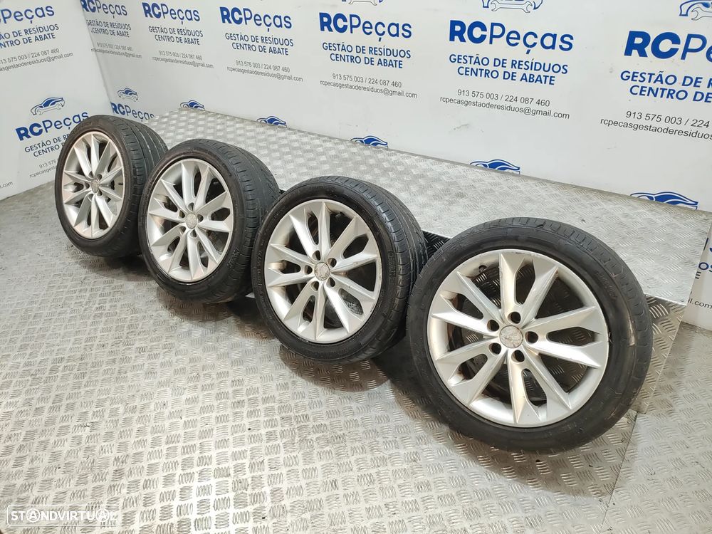 Conjunto de jantes 16 originais Seat Ibiza IV 6J Facelift FR 7J ET43 5x100 - 7