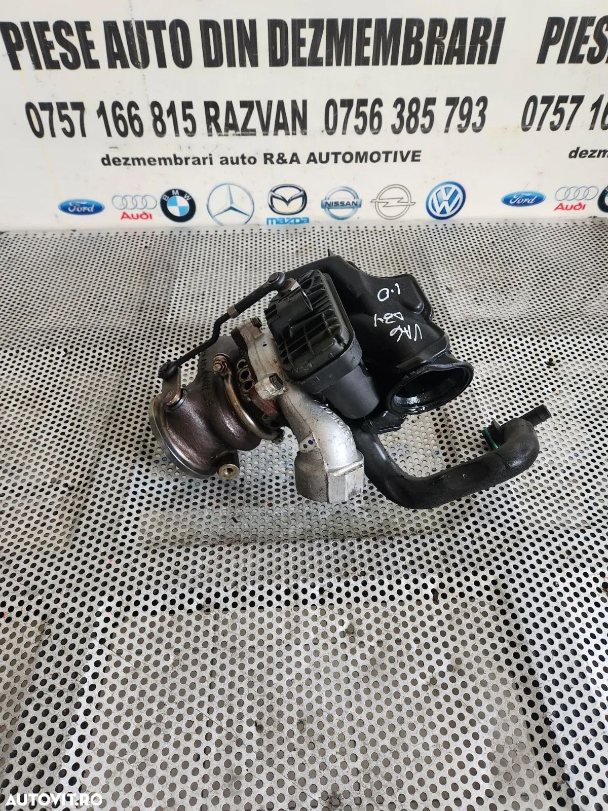 Turbo Turbina Turbosuflanta Skoda Karoq Kamiq Fabia Seat Ateca UP 1.0 Benzina TSI TFSI Motor DKR DB - 2