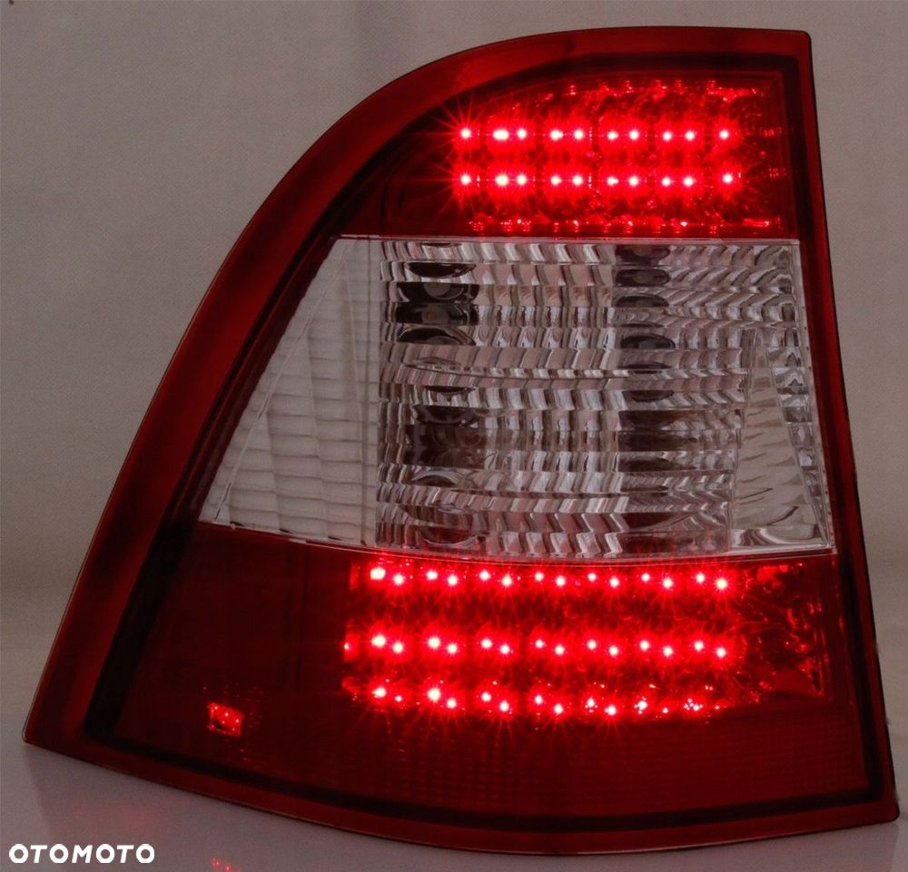 Lampy tyl ne kpl Led Red White Clear Tuning Mercedes ML 163 w163 1998-2005 - 3