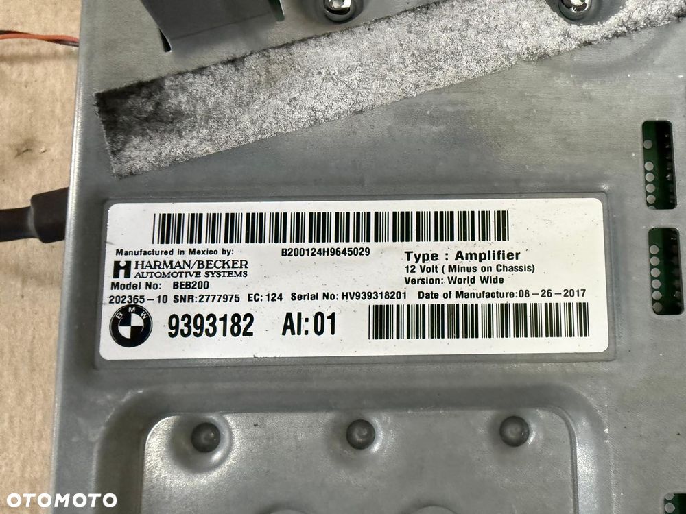 BMW X5 F15 13-18 HARMAN KARDON GŁOŚNIKI WZMACNIACZ 9393182 KOMPLET - 3
