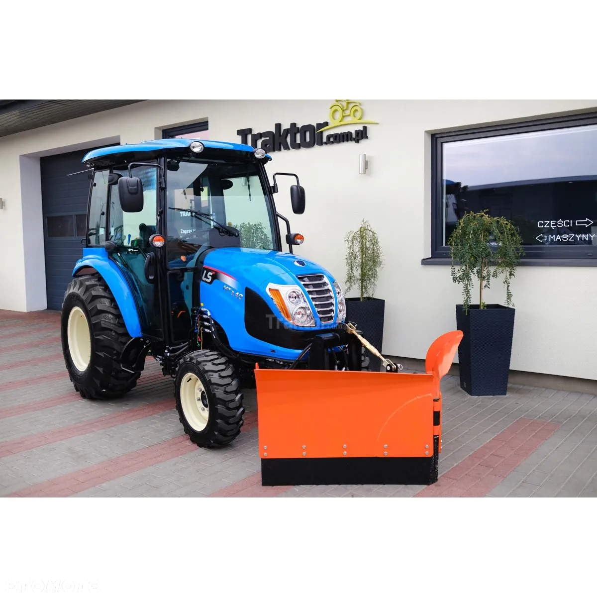 LS Traktor MT3.40 HST 4x4 40KM/IND z kabiną + pług do śniegu strzałkowy 200 cm, hydrauliczny 4FARMER - 8