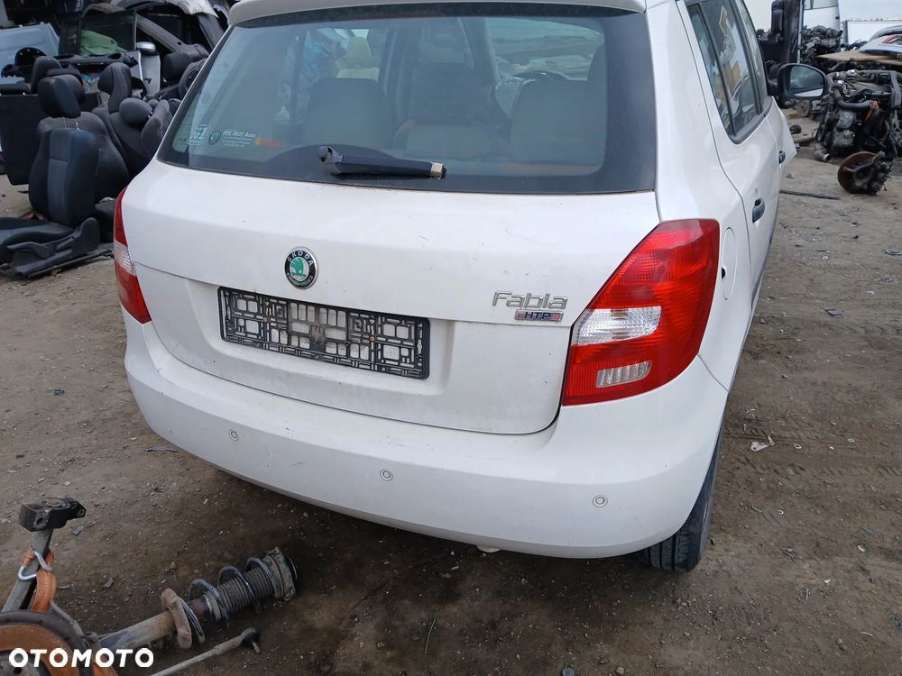 SKODA FABIA II 2 HB LF9E 07R maska pokrywa silnika klapa bagażnika zderzak lampa reflektor pas - 6
