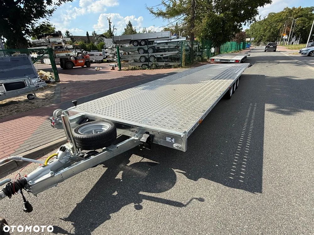 Martz Laweta Martz GT PLUS 850/3 3,5T 850x215m 3 osie wypełniona dwa auta 2 auta VDI