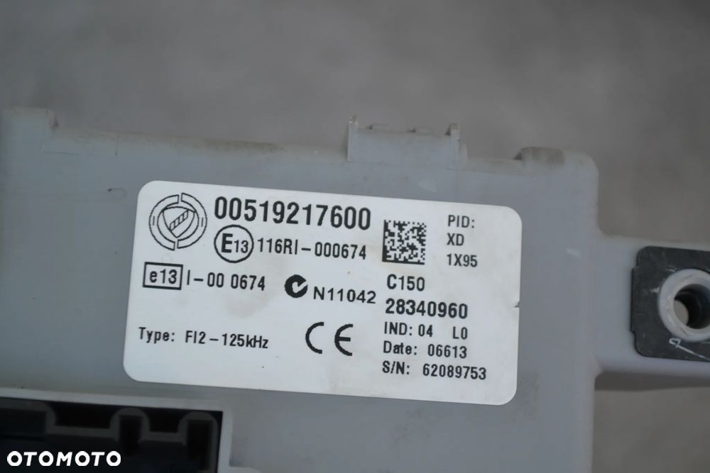 FIAT DOBLO II OPEL COMBO D 1,3 1,6  SKRZYNKA BEZPIECZNIKÓW BSI 00519217600 - 3