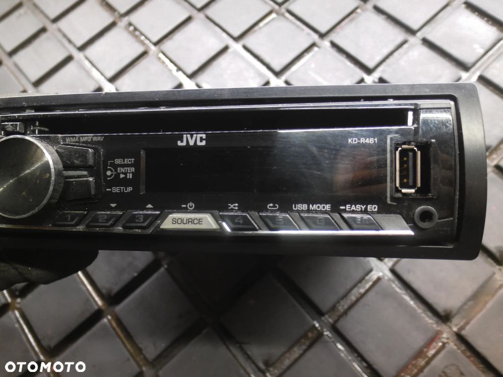 Radioodtwarzacz samochodowy JVC KD-R461 CD USB AUX - 6