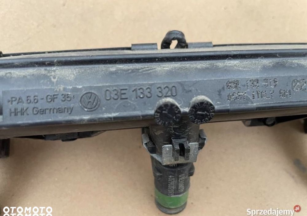 03E133320 Listwa wtryskowa 1,2 ben  volkswagen polo 4 9N lupo skoda fabia seat - 2