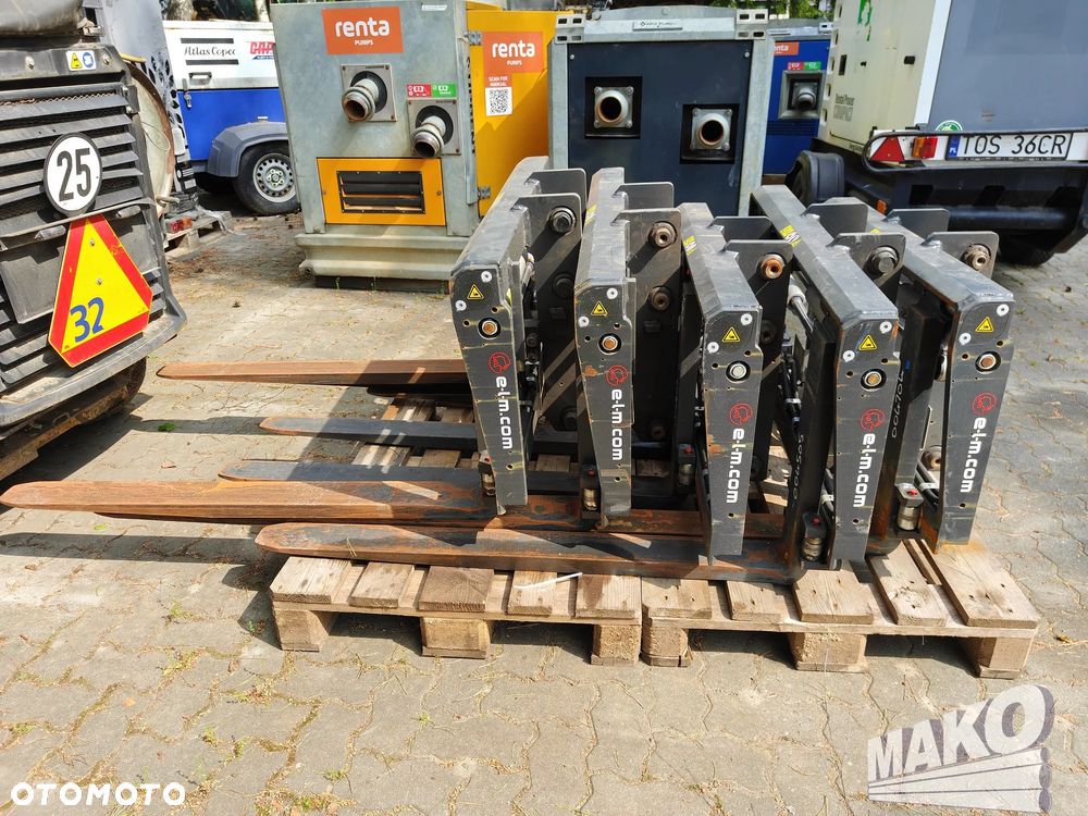 NOWE Widły hydrauliczne z regulacją szerokości (rozsuwane) - 5