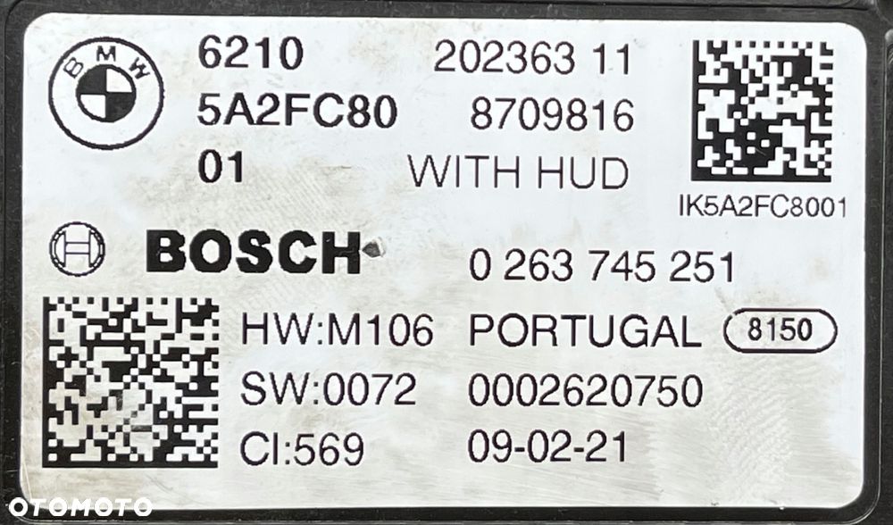 A381 BMW 1 2 F40 F44 LICZNIK ZEGARY FULL LED LIVE COCPIT HUD 5A2FC80 - 8