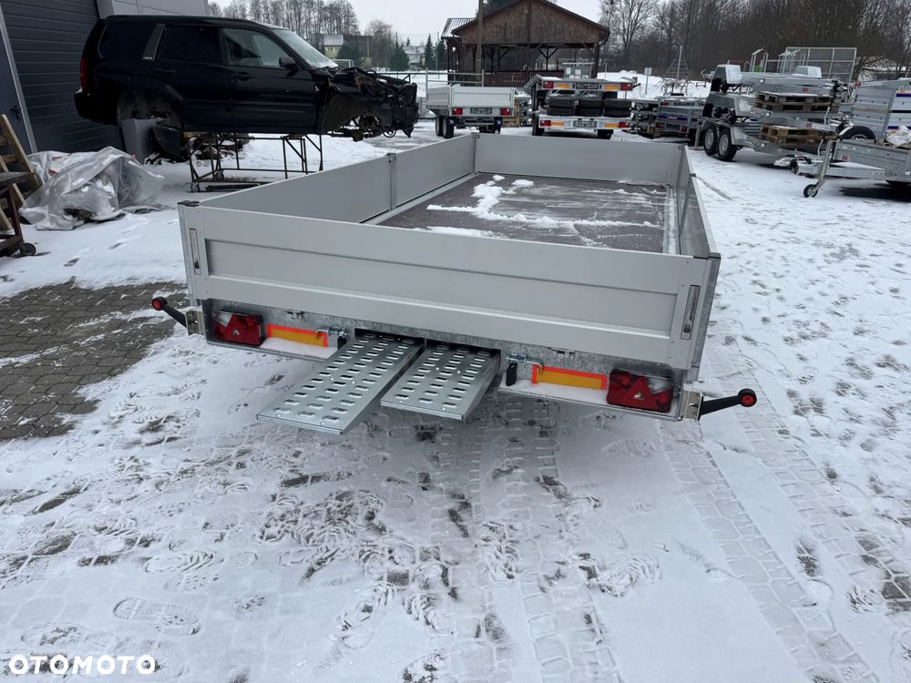 Niewiadów płaska platforma burty najazdy Atlas 2700kg nowa FV 23% - 4