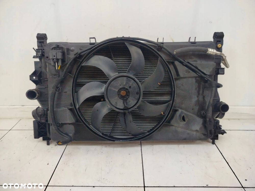 OPEL ASTRA J LIFT 12R- KOMPLET CHŁODNIC WENTYLATOR 1.6 CDTI - 13