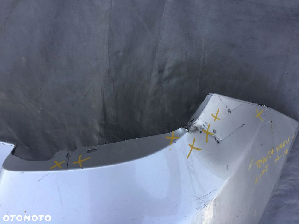 TOYOTA YARIS III LIFT 2014-2017 ZDERZAK TYLNY TYŁ - 5