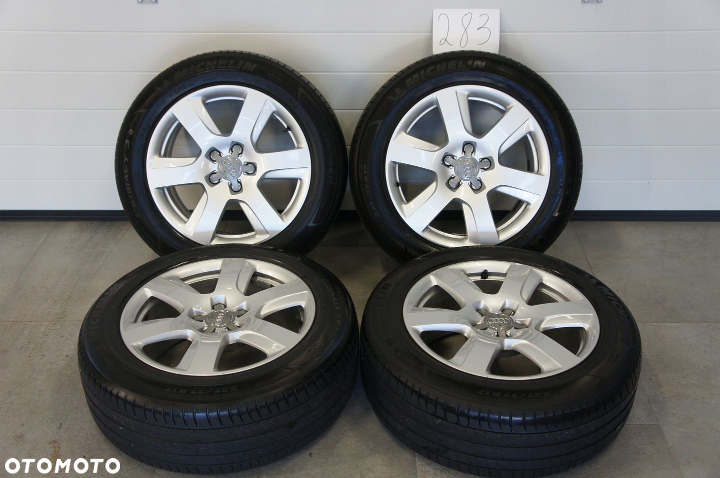 NR 283 Koła Zima Alufelgi AUDI A6 4G0 225/55/17 Michelin - 1