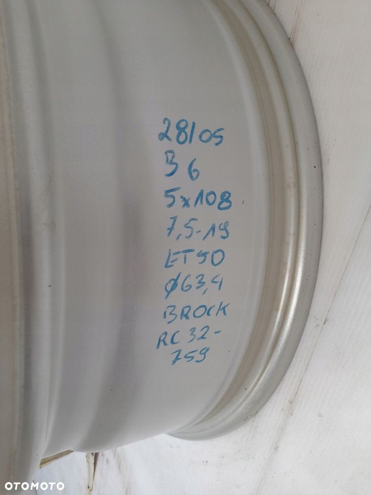 Felga aluminiowa Brock RC32-759 7.5" x 19" 5x108 ET50 - 6