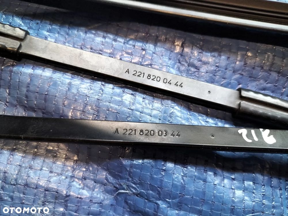 RAMIĘ PIÓRO WYCIERACZKI LEWE PRAWE RAMIONA PIÓRA WYCIERACZEK KOMPLET A2218200344 A2218200444 MERCEDES CL W216 C216 W221 ANGLIK UK - 4
