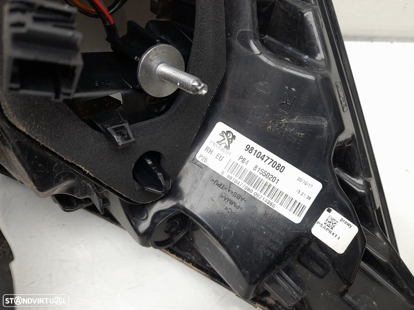 Farolim direito PEUGEOT 3008 II (M_) - 3