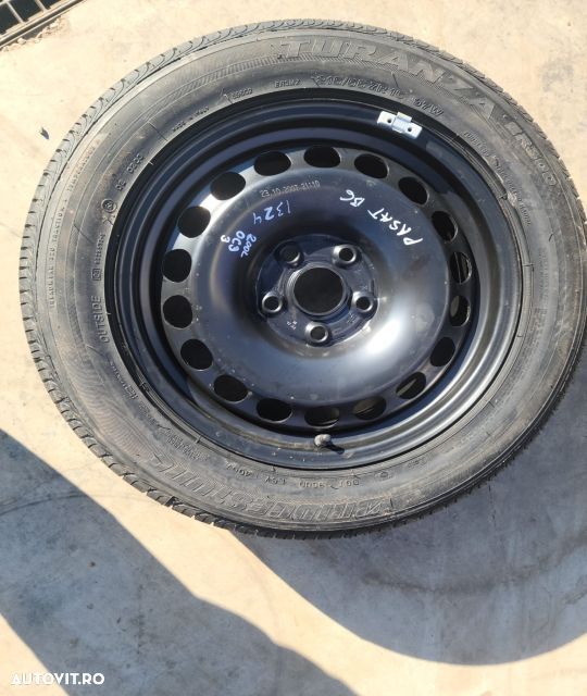 Roata de rezerva R16 3C0601027M 215/55 R16 7JX16H2 ET45 3C0601027M 21 - 1