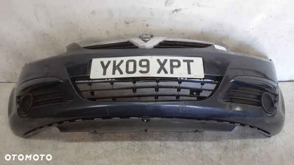 } ZDERZAK PRZÓD PRZEDNI OPEL CORSA D Z168 SZARY GRAFIT USZKODZONY !