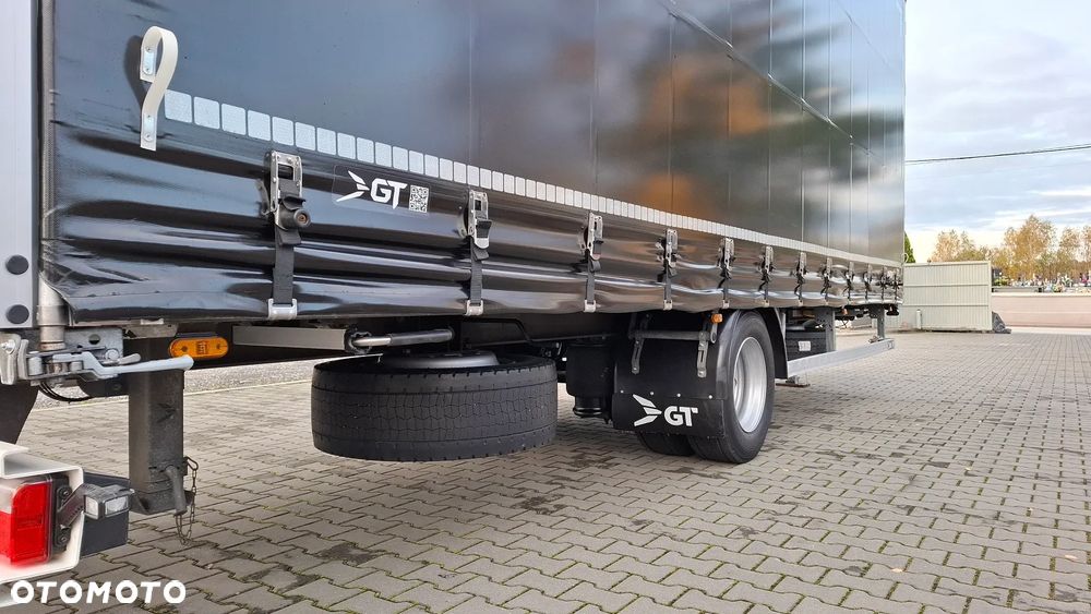 Gniotpol G4080 / Tandem 7,70m / Dmc 11000 kg / Przejazdowa / Podnoszony dach / - 12