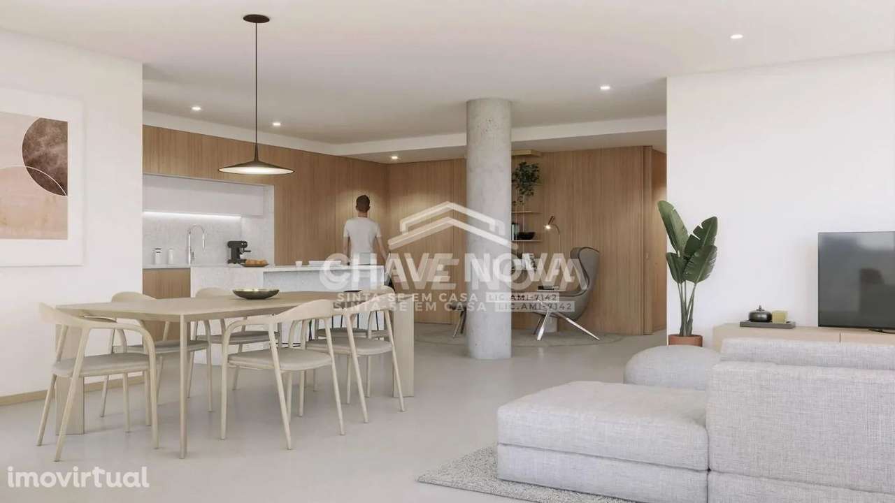 T3 Novo c/ Garagem Box e Rooftop na Madalena - Grande imagem: 2/23