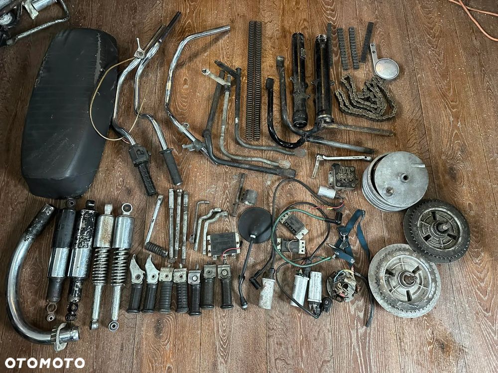 Części Simson S50 S51 Amortyzatory pedał hamulca Stopka Mocowanie Bęben - 19