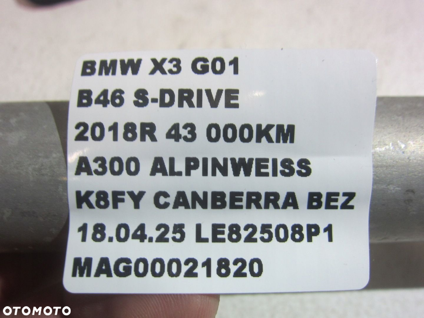 BMW X3 G01 G02 WAŁ KIEROWNICZY KRZYŻAK KOLUMNY 6887185 6884648 32306890966 - 10