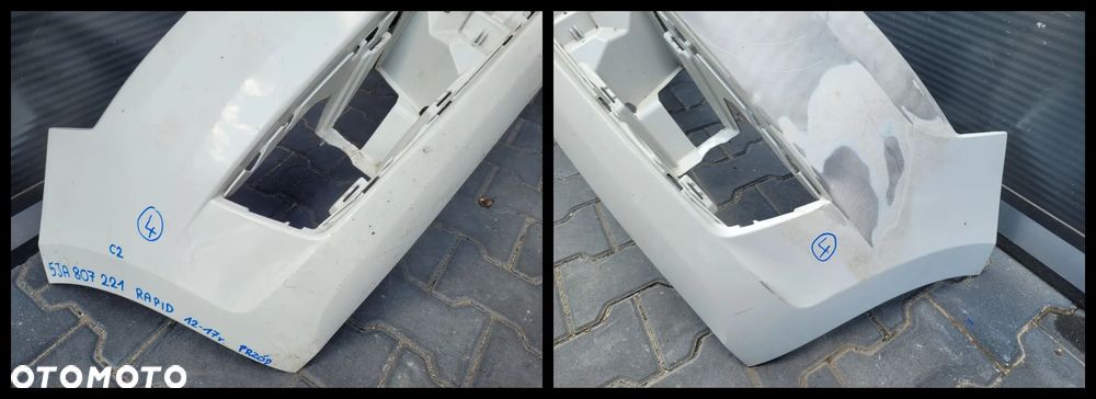 SKODA RAPID / SPACEBACK ZDERZAK PRZÓD / TYŁ (dostępne 4 zderzaki) - 25