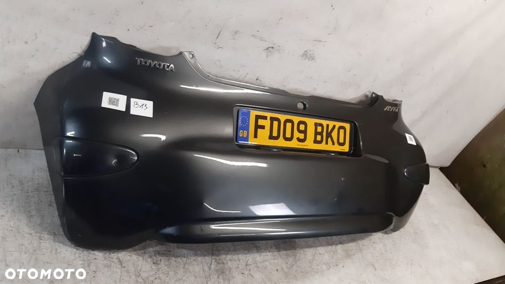 $ ZDERZAK TYŁ TYLNY DO TOYOTA AYGO 1G3 SZARY - 2