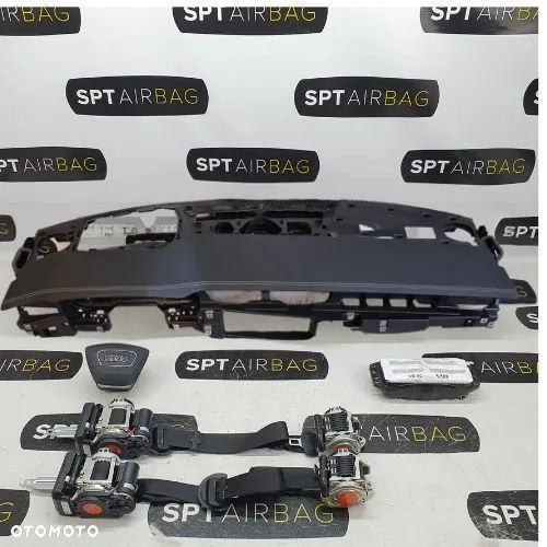 AUDI A6 C8 S6 4K RS6 DESKA ROZDZIELCZA KONSOLA KOKPIT PULPIT PODUSZKI AIRBAG AIR BAG PASY KIT SET - 1
