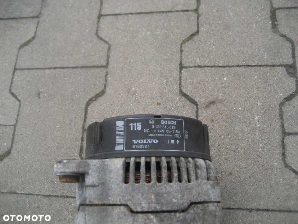 volvo 850 s70 v70 2,5tdi alternator bosch 0123515013 9162927 - 3