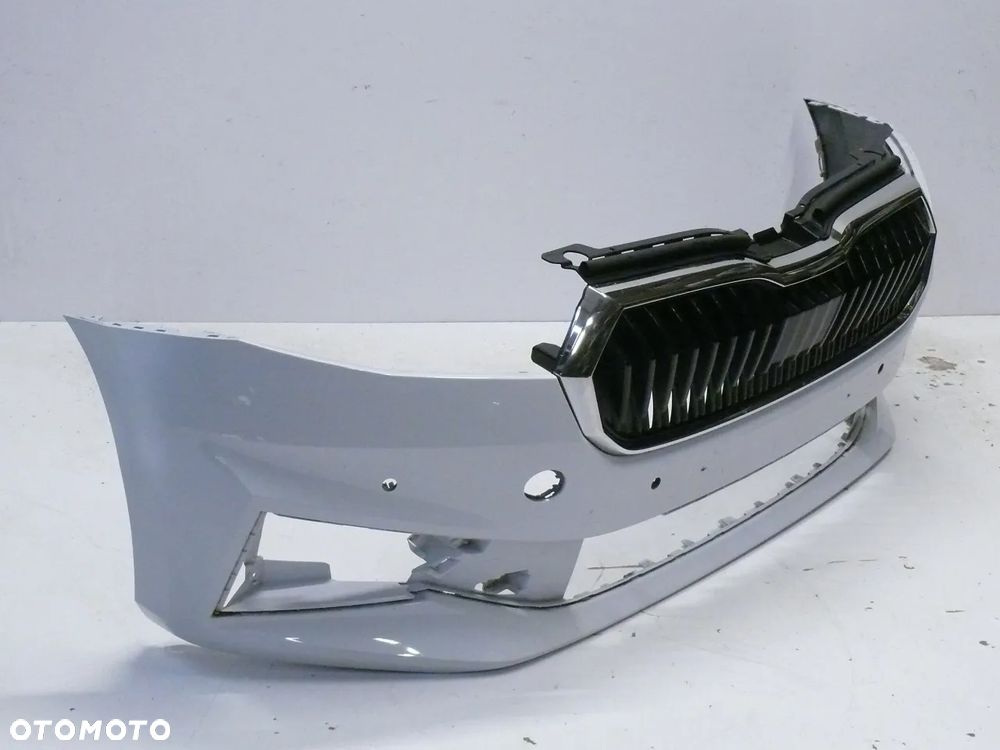 ZDERZAK PRZEDNI SKODA FABIA IV 4 2021 2024 GRILL PDC - 3