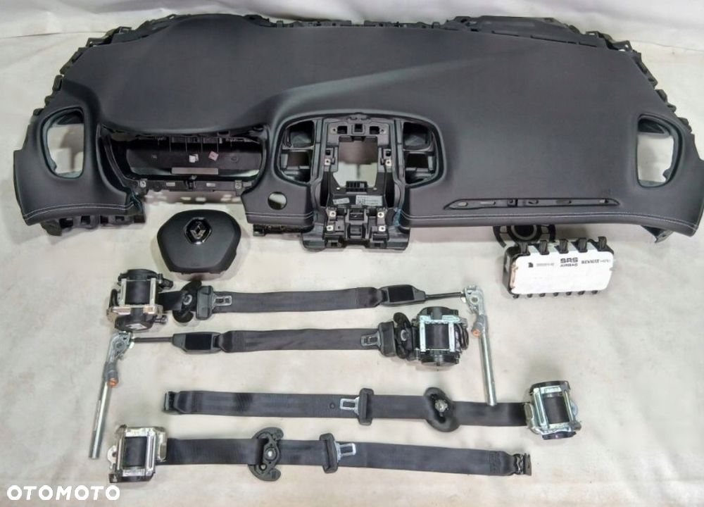 komplet poduszki deska pas pasy renault scenic iv 4 - 1