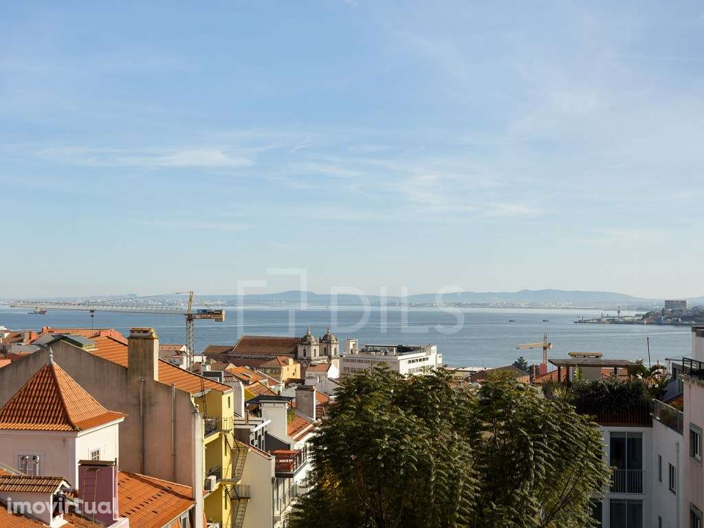 Apartamentro T3, na Lapa, com vista frontal de rio - Grande imagem: 2/30