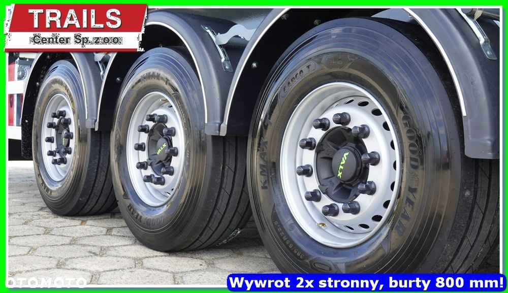 Inny 25m³ obj. wywrot boczny, podłoga gr. 5,0 mm HARDOX 450 !!! - 35