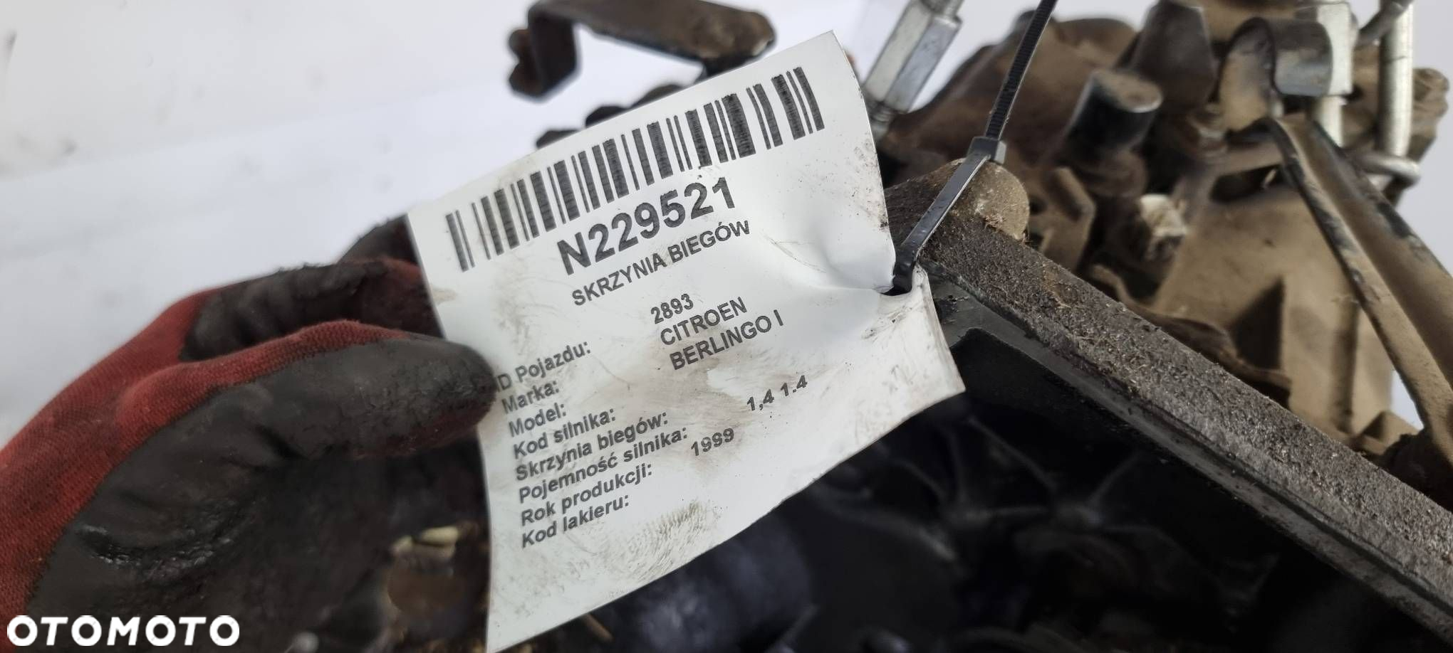 SKRZYNIA BIEGÓW CITROEN BERLINGO I - 6