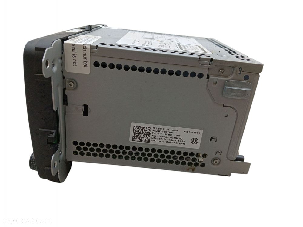 RADIO NAWIGACJA NAVI VW TIGUAN I 5N SHARAN II CADDY IV 5C0035680C - 3